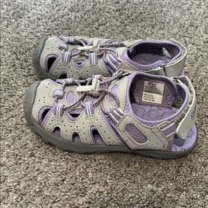 Khombu Kids Sandals - Gray and Lavender